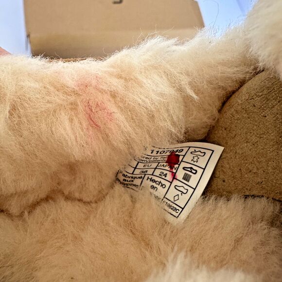 UGG Dakota Moccasin Slipper, Chestnut Water-Resistant‎ Suede, Women's 7, NIB - Picture 10 of 11